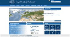 Desktop Screenshot of igik.edu.pl